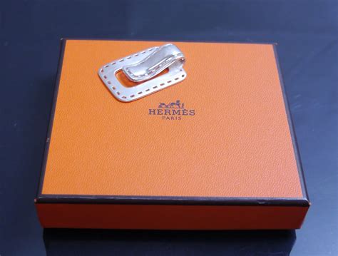 authentic Hermes money clips